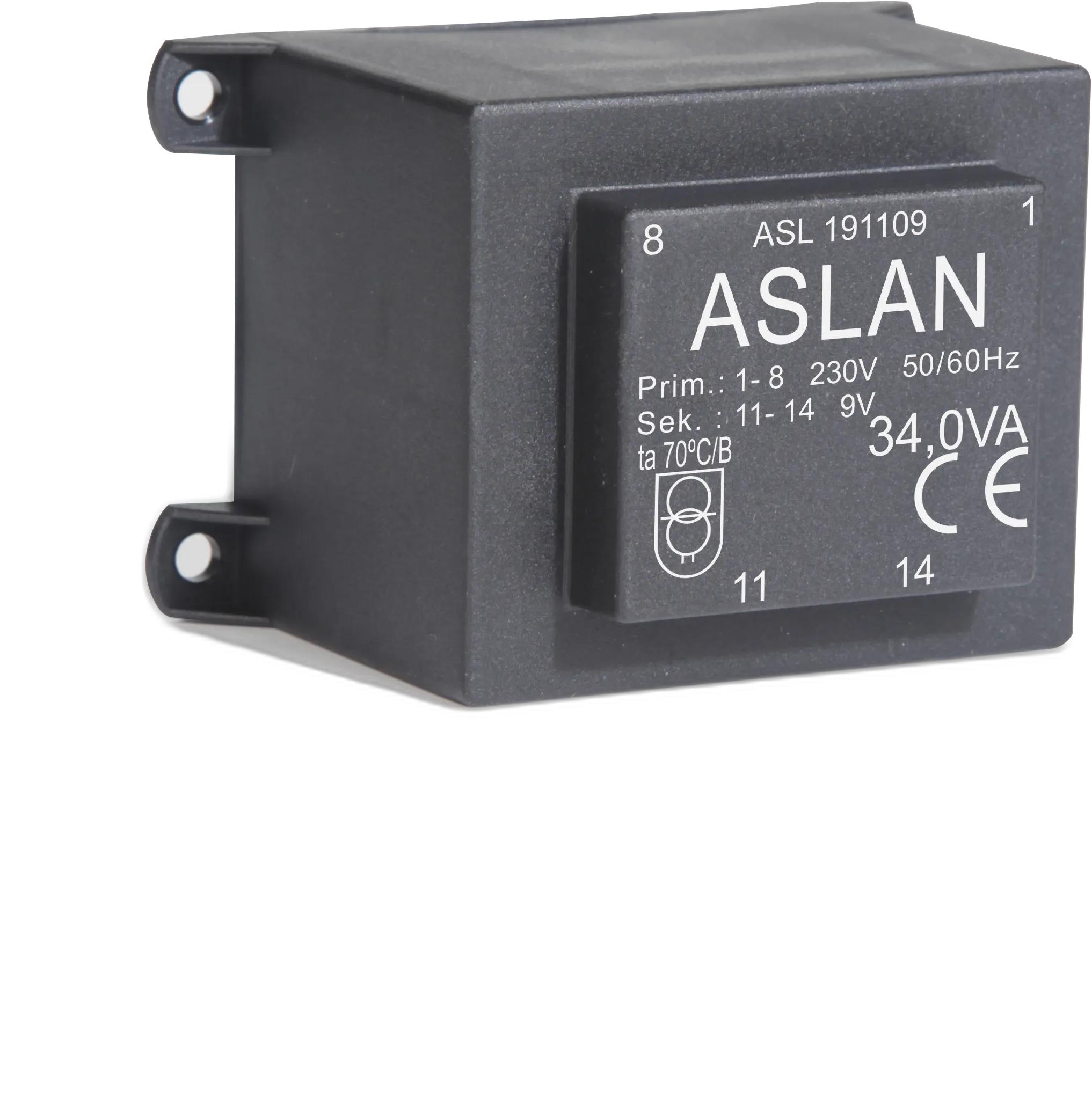 Photograph of an Aslan 34VA-EI66-23-KK EI66 transformer