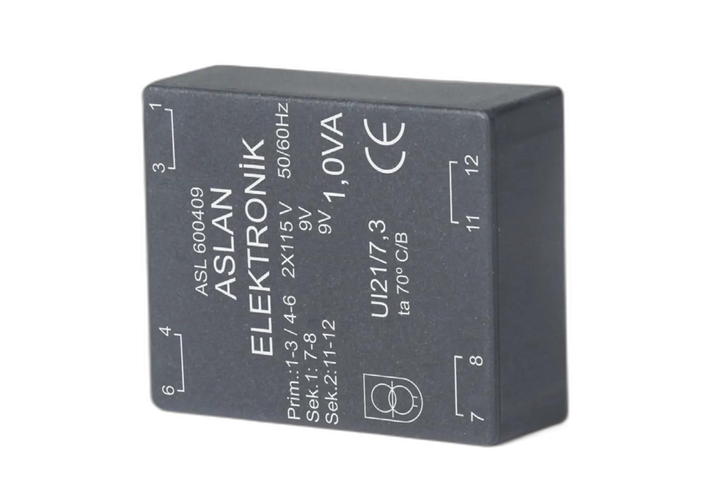 Photograph of an Aslan 1VA-UI21-7.3 UI21 transformer