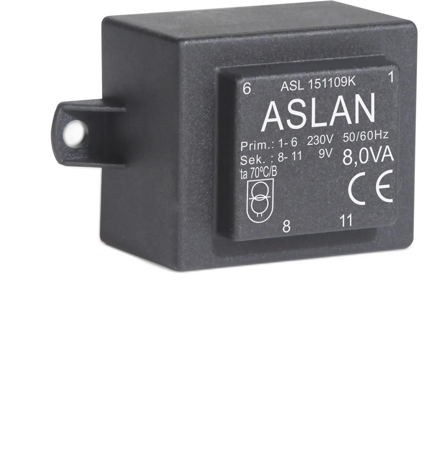 Photograph of an Aslan 8VA-EI42-20.5-K EI42 transformer