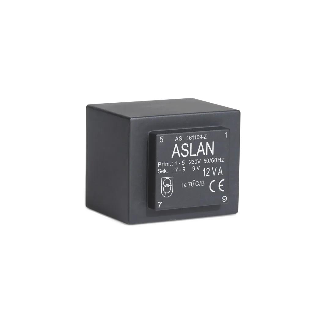 Photograph of an Aslan 12VA-EI48-20.5 EI48 transformer