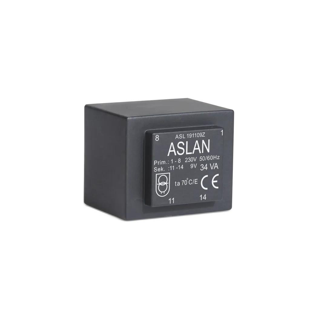 Photograph of an Aslan 34VA-EI66-23 EI66 transformer