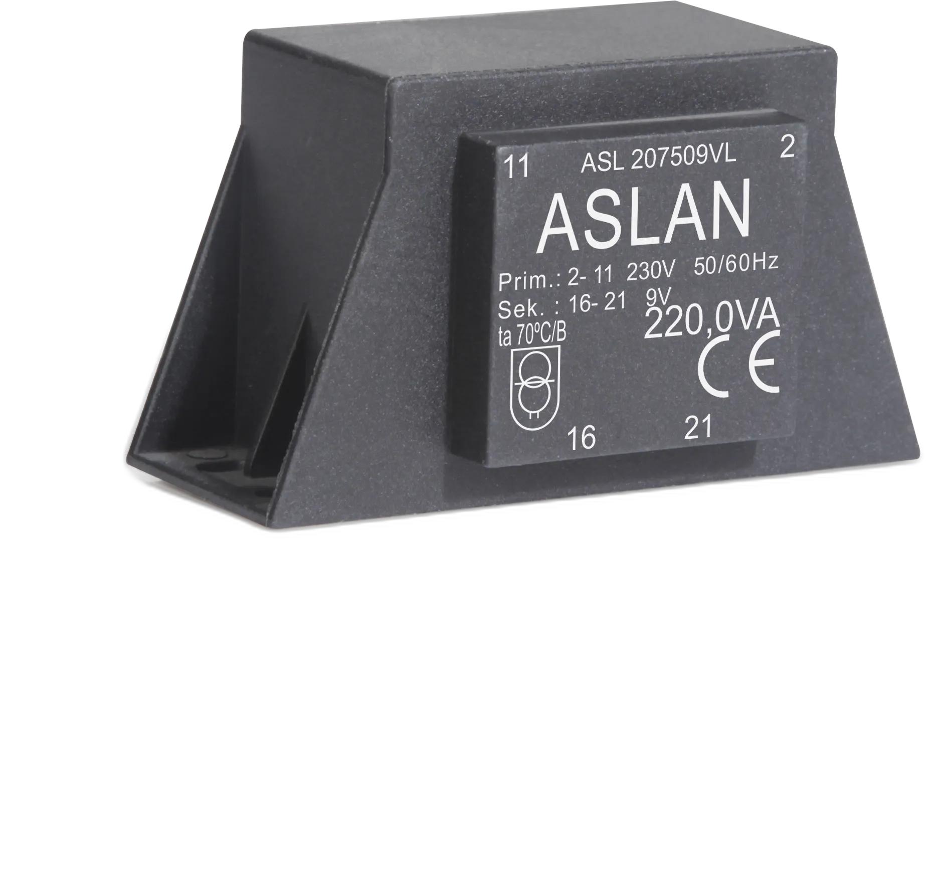 Photograph of an Aslan 220VA-EI96-59.7-VL EI96 transformer