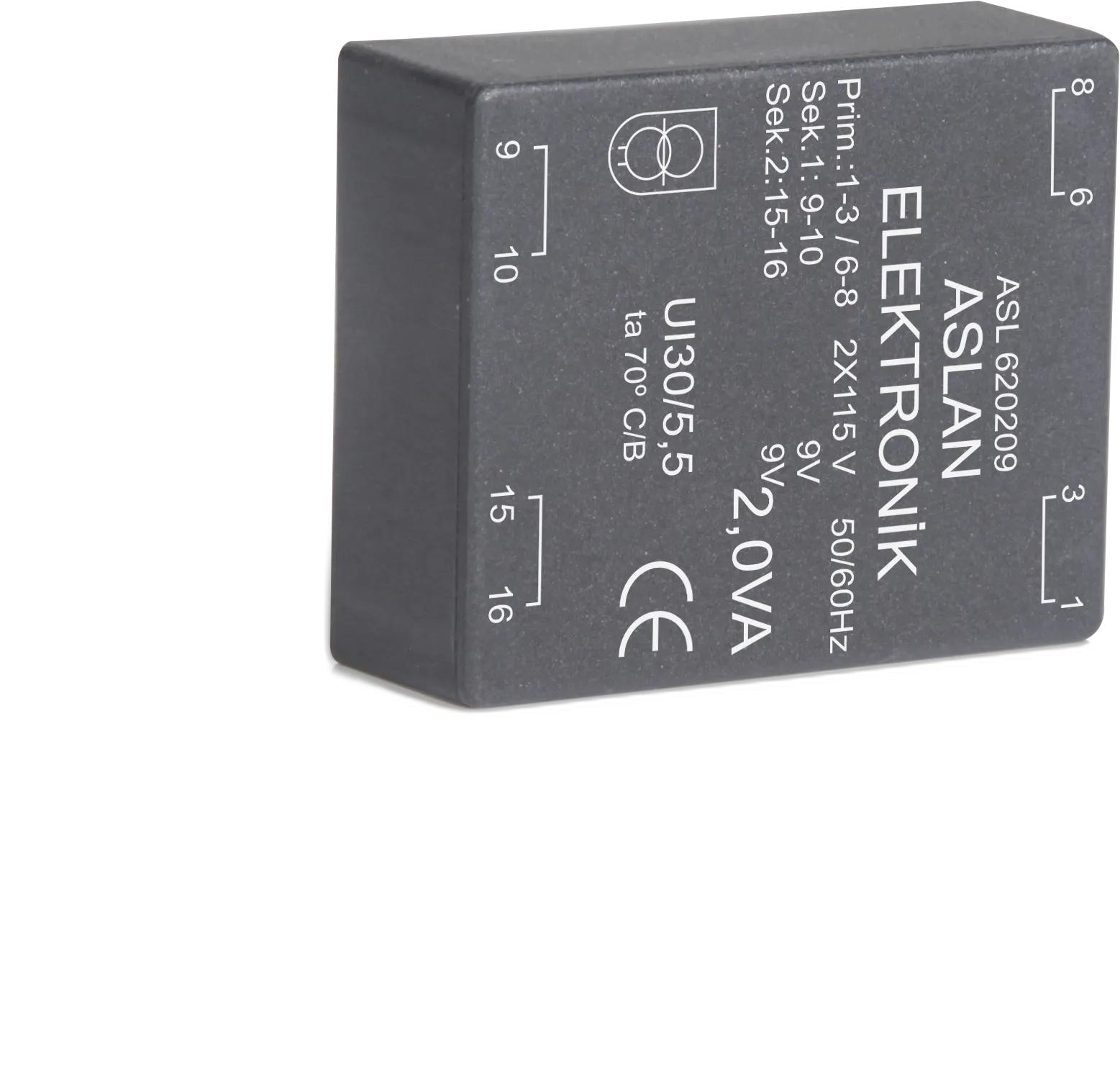 Photograph of an Aslan 2VA-UI30-5.5 UI30 transformer