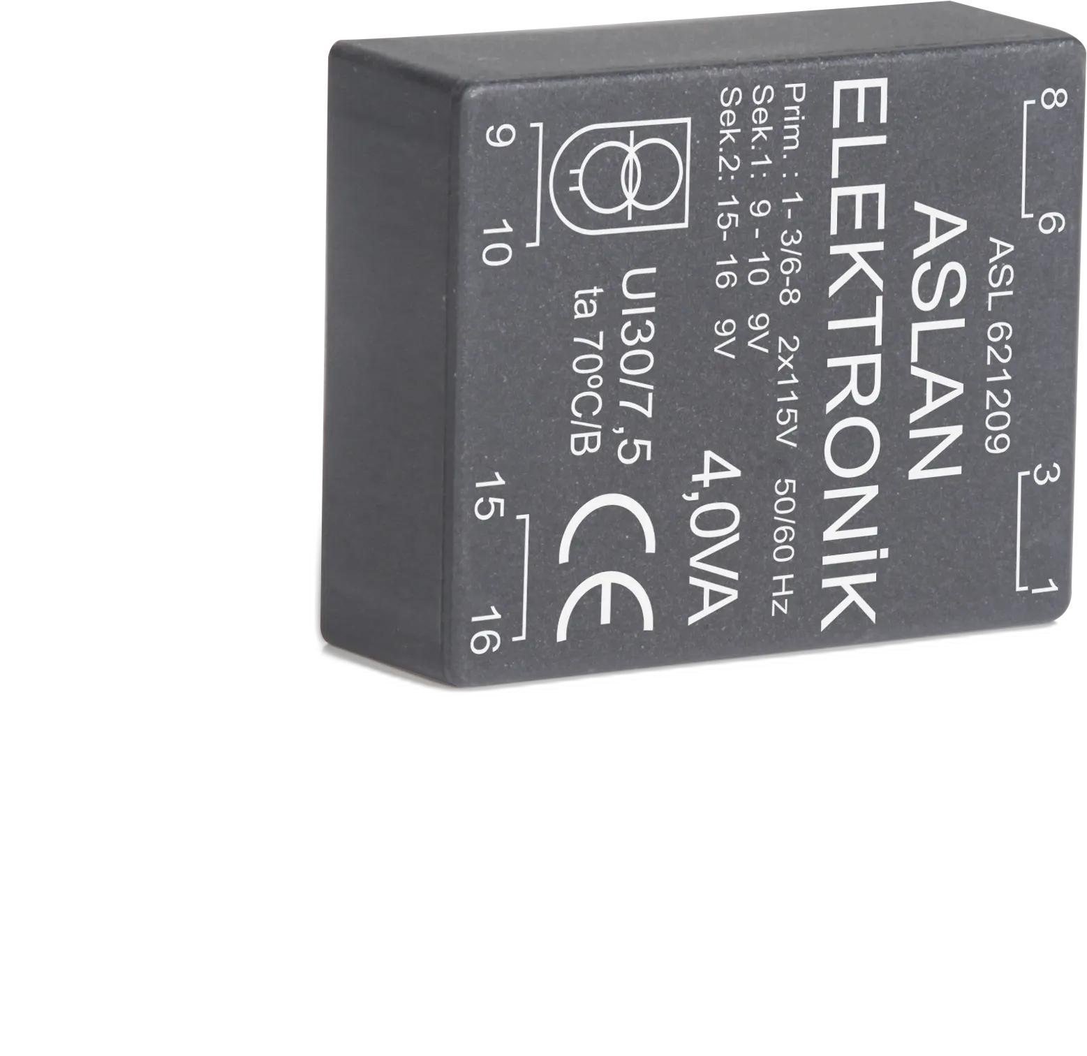Photograph of an Aslan 4VA-UI30-7.5 UI30 transformer